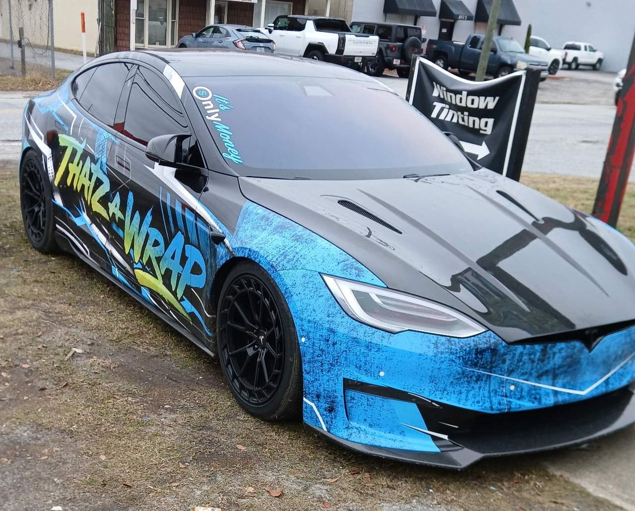 Matte Black Hypercar Wrap Detroit MI by Little Pockets