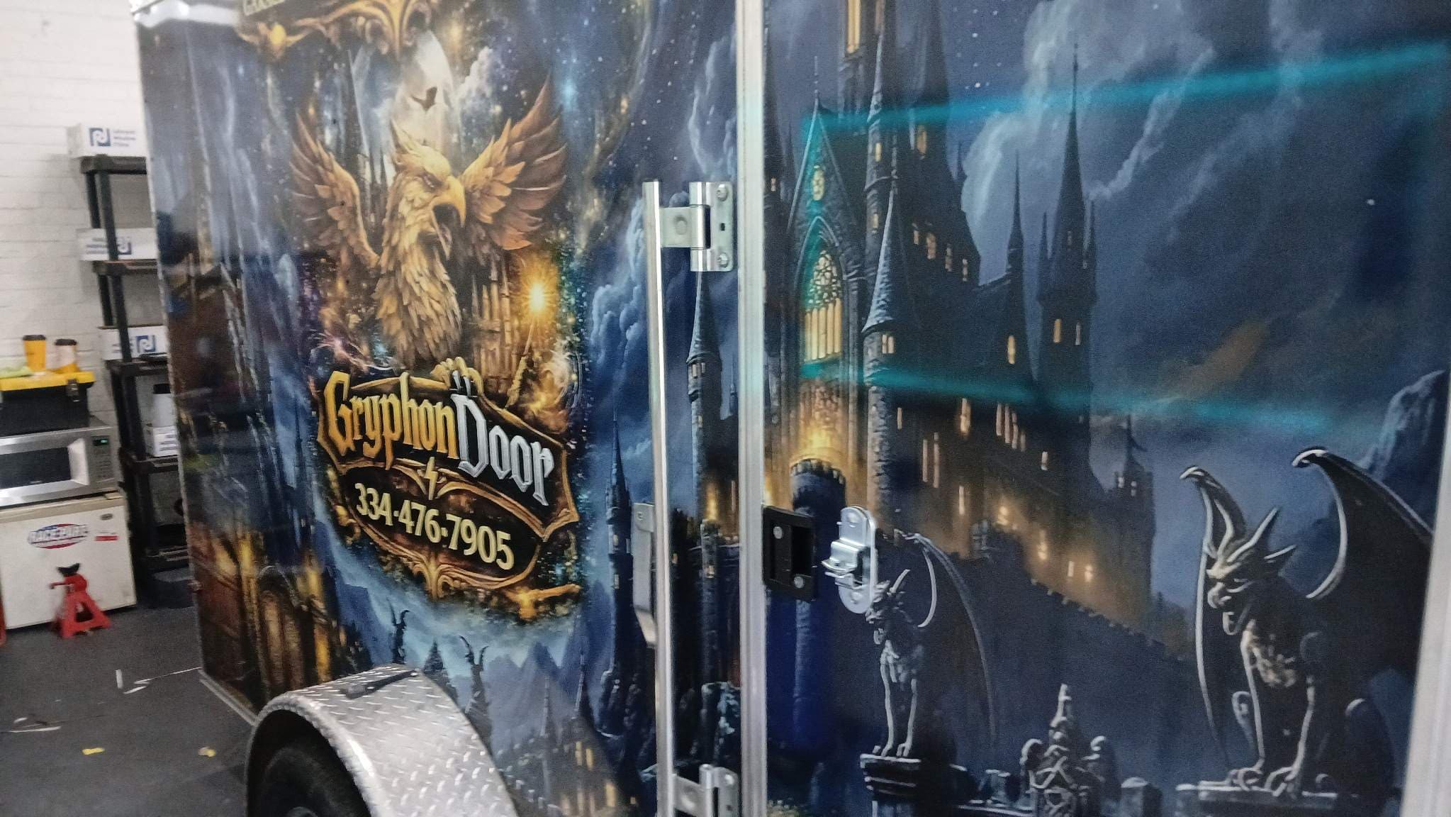 Detroit Industrial Trailer Vinyl Wrap